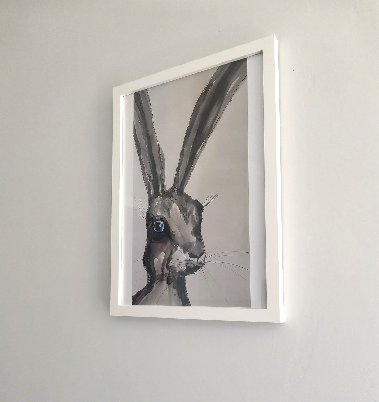 Grey Hare Print