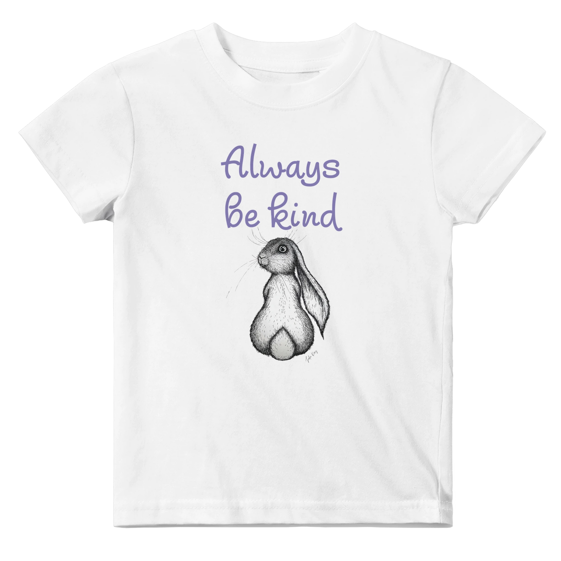 Always be kind Honey Bunny white baby t-shirt