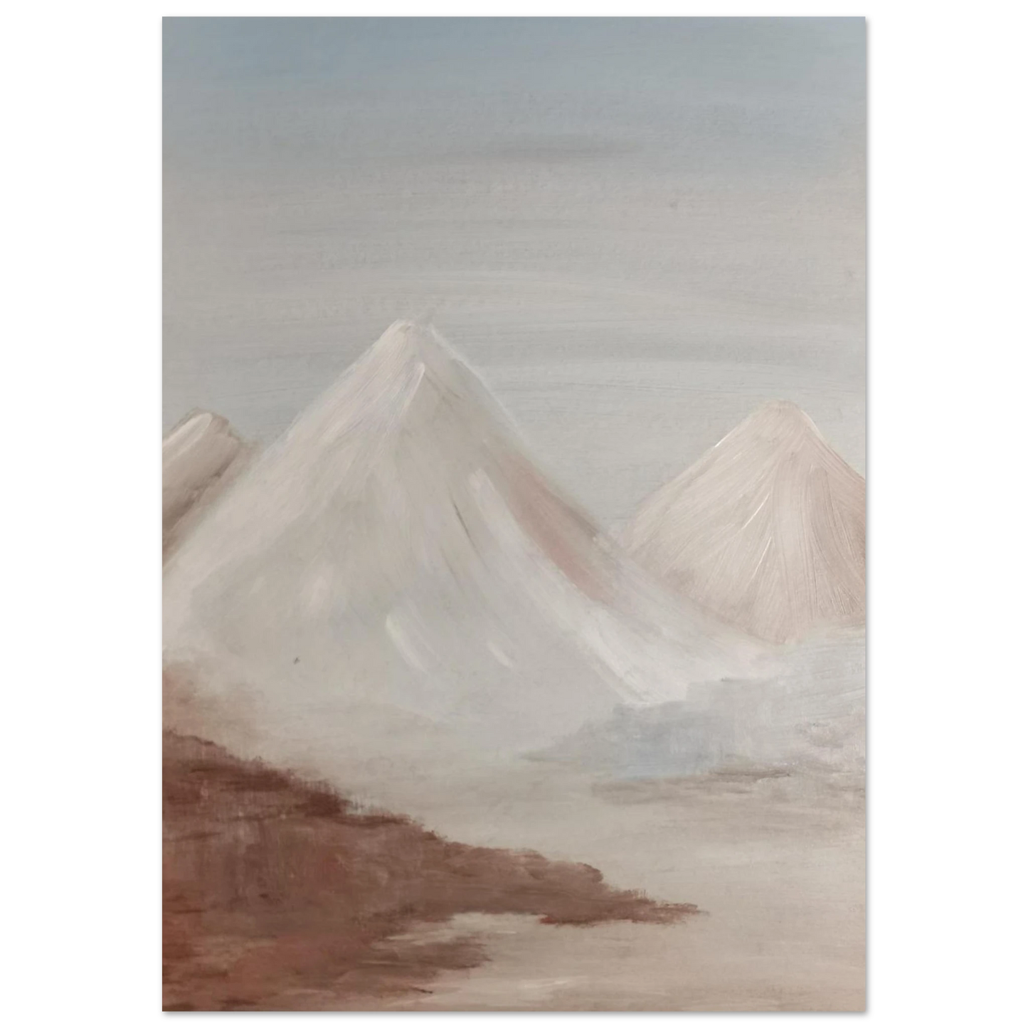 Mountain Mood painting printed onto quality paper