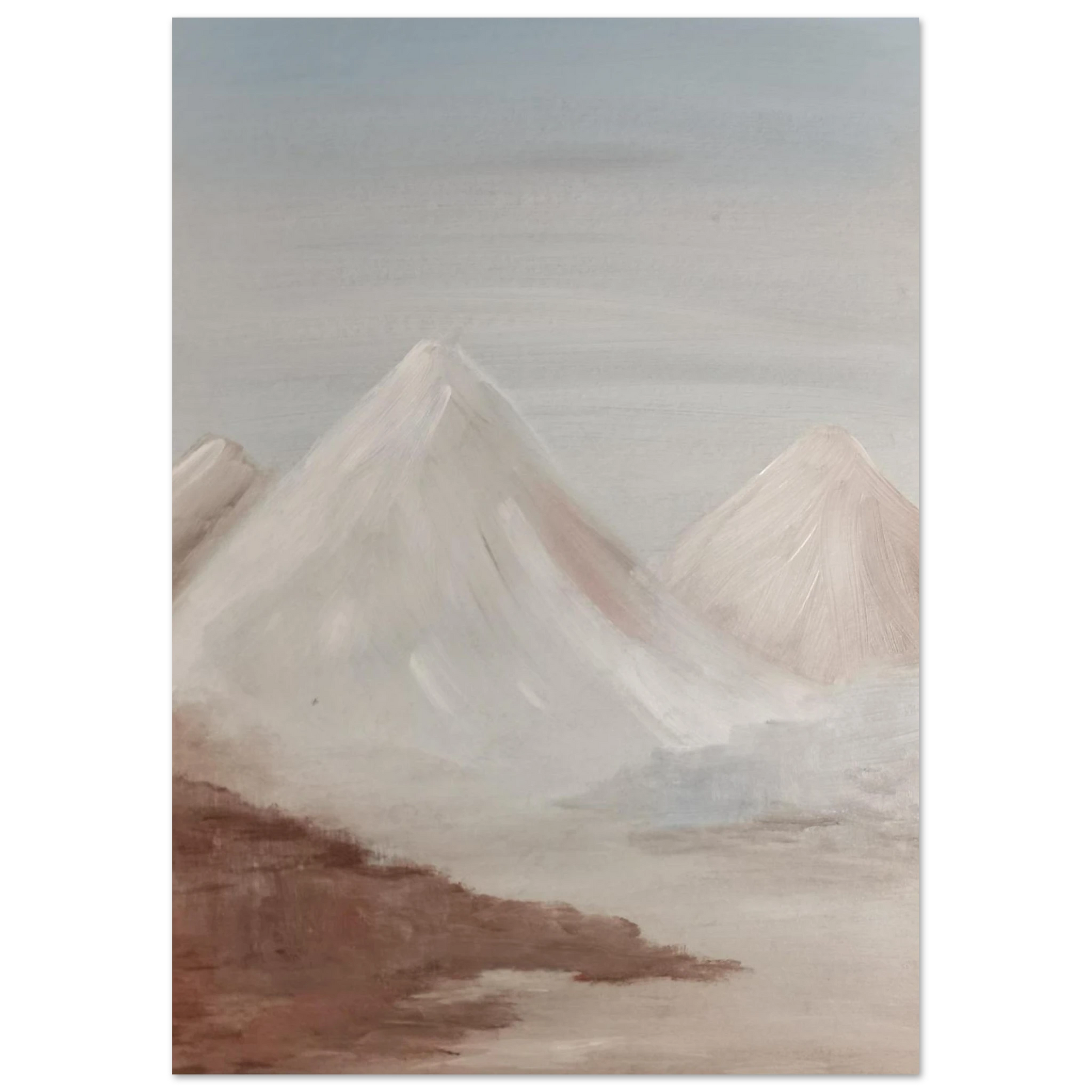 Mountain Mood painting printed onto quality paper