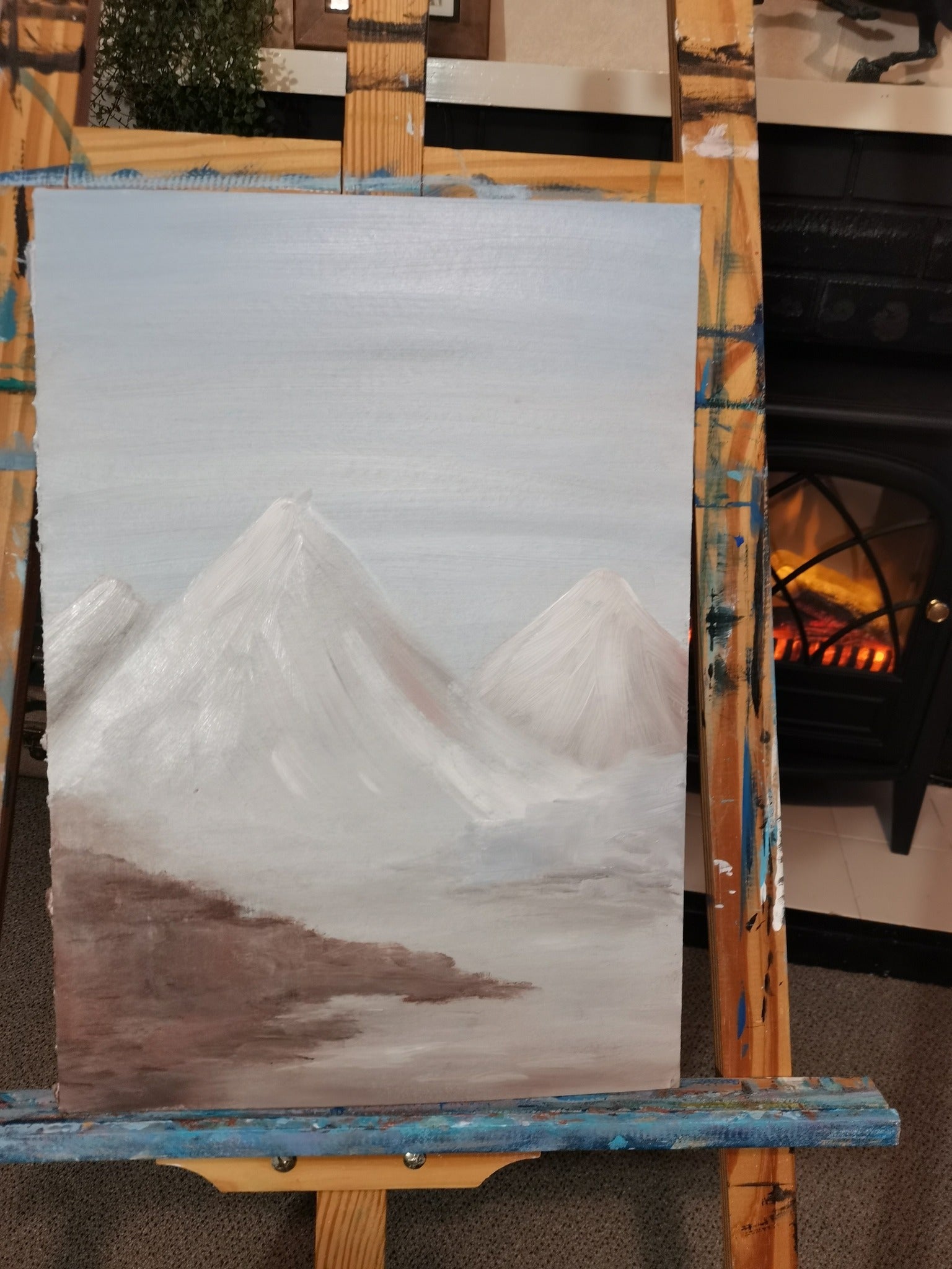 Landscape painting original artwork.